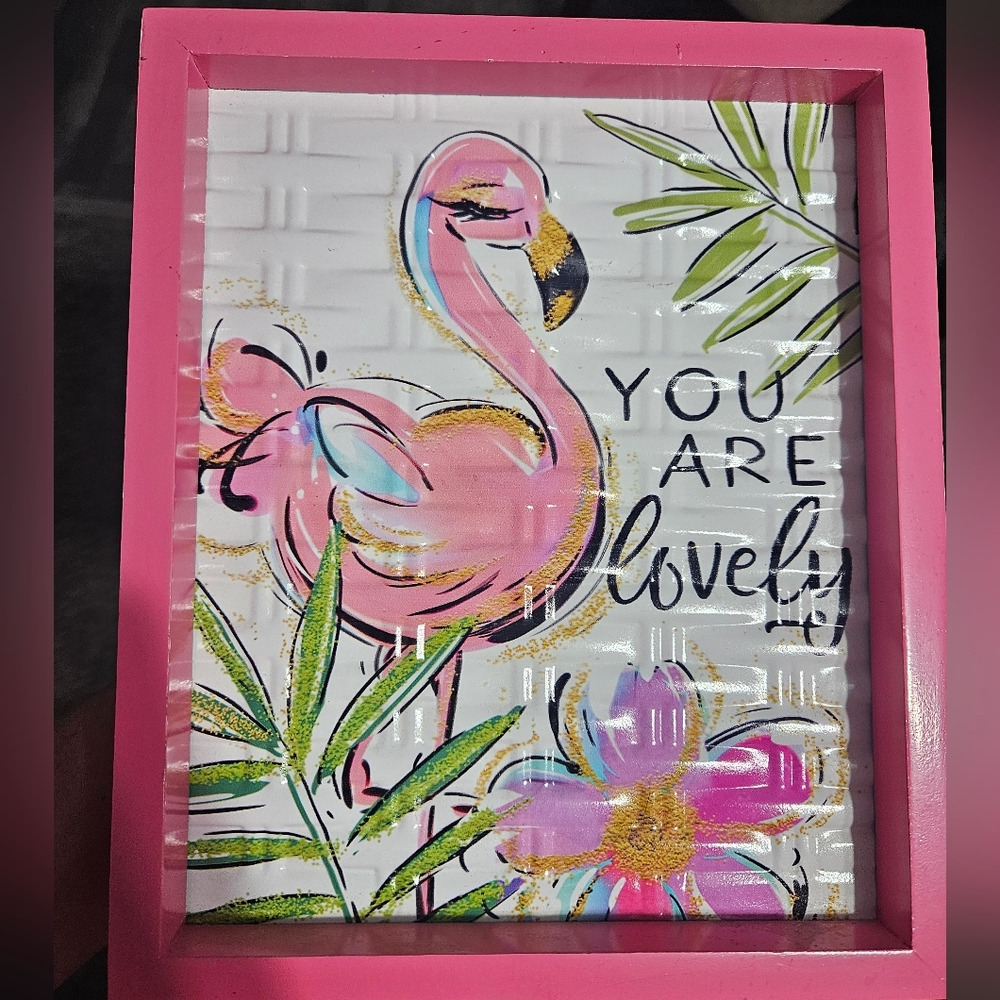 Flamingo Metal Art